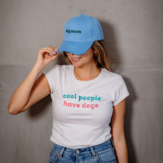 Dog Mom Cap - Baby Blue