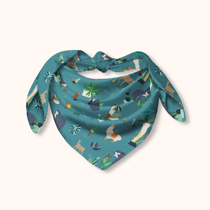 Bandana de animales del bosque