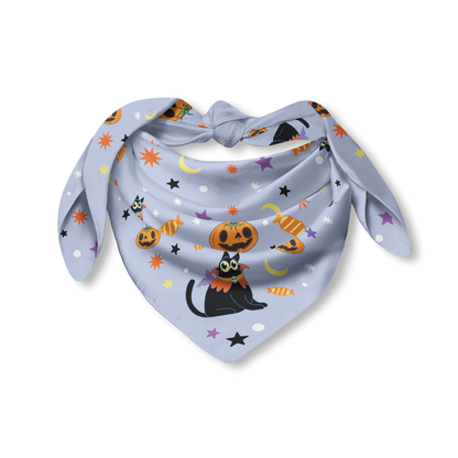 Halloween Bandana - Pumpkins and Cats