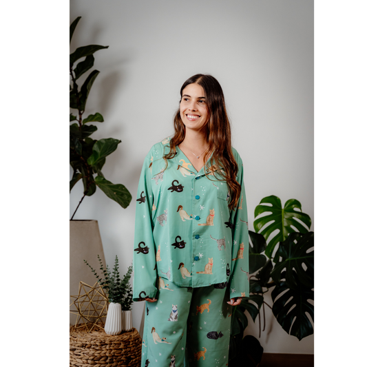 Pajamas - Hey Mushu Cats