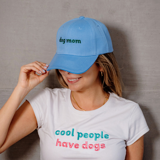 Dog Mom Cap - Baby Blue
