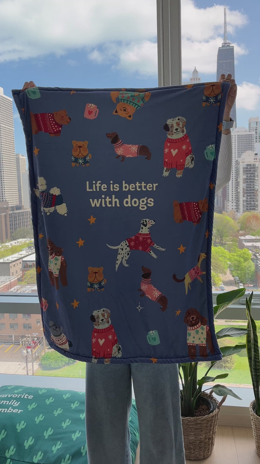 Dogs in Pijama Blanket