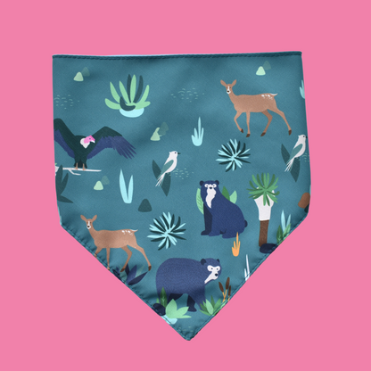 Bandana de animales del bosque